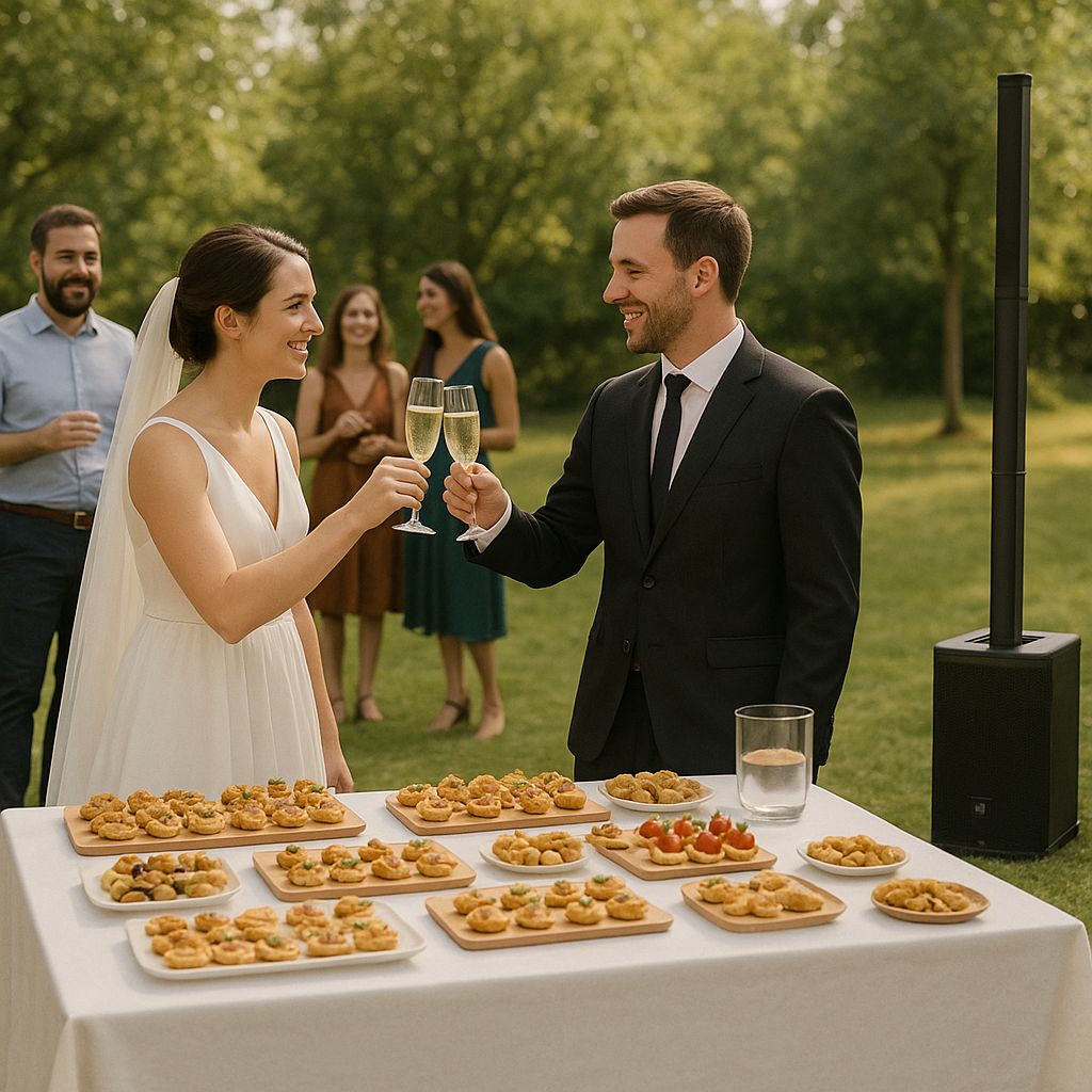 Cocktail / vin d’honneur – mariage G'Live Event