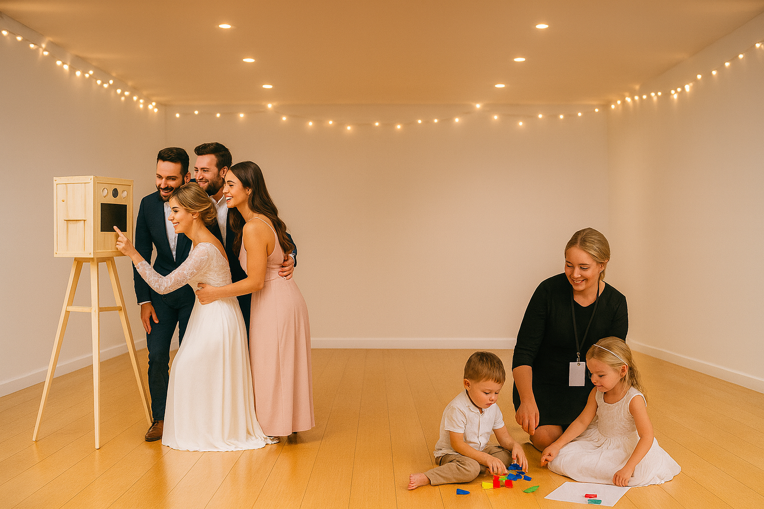 Borne à selfie et garde d'enfant G'Live Event