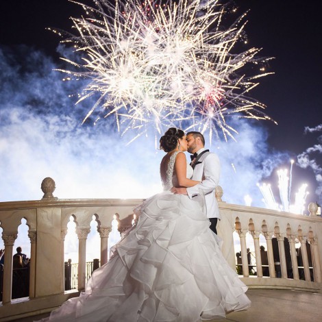 Feu d'artifice mariage